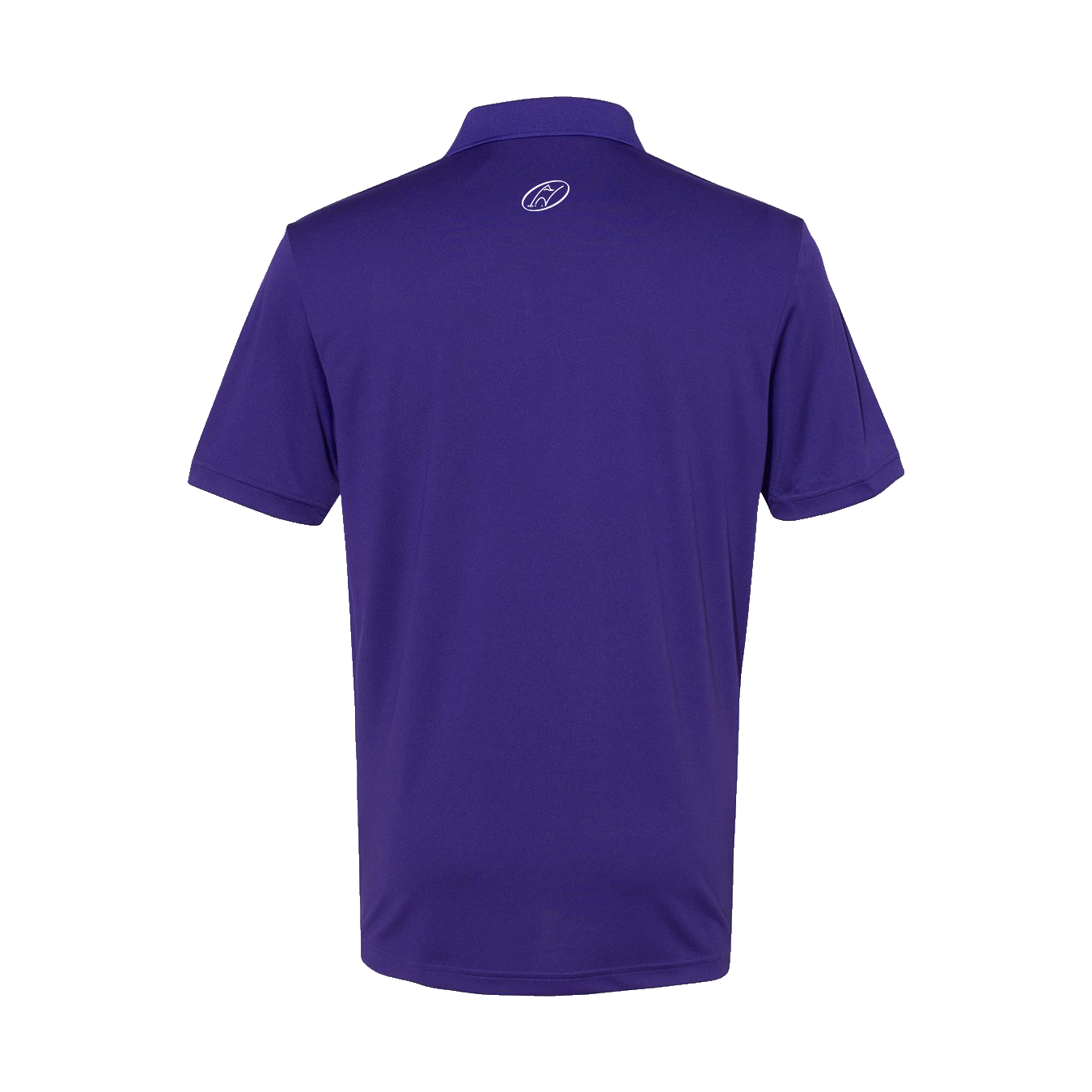 Insideya Golf Signature Collection x Keith Byars Collegiate Purple Adidas Performance Polo Flat Back